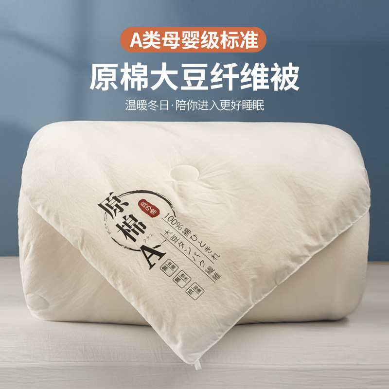 原棉大豆纤维冬被加厚被芯春秋四季棉被学生宿舍被子被芯团购批发