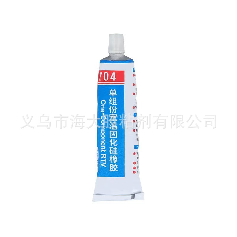 704 Silicone Rubber Single Component Room Temperature Curing Silicone Rubber High Temperature Waterproof Insulating Glue Item Picture