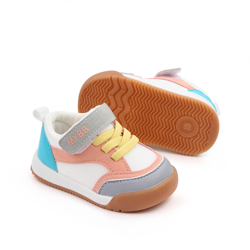 Rubber soft-soled anti-slip and wear-resistant walking shoes for 1-2 years old babies in spring, girls' casual white shoes MY2001 Application Scenario