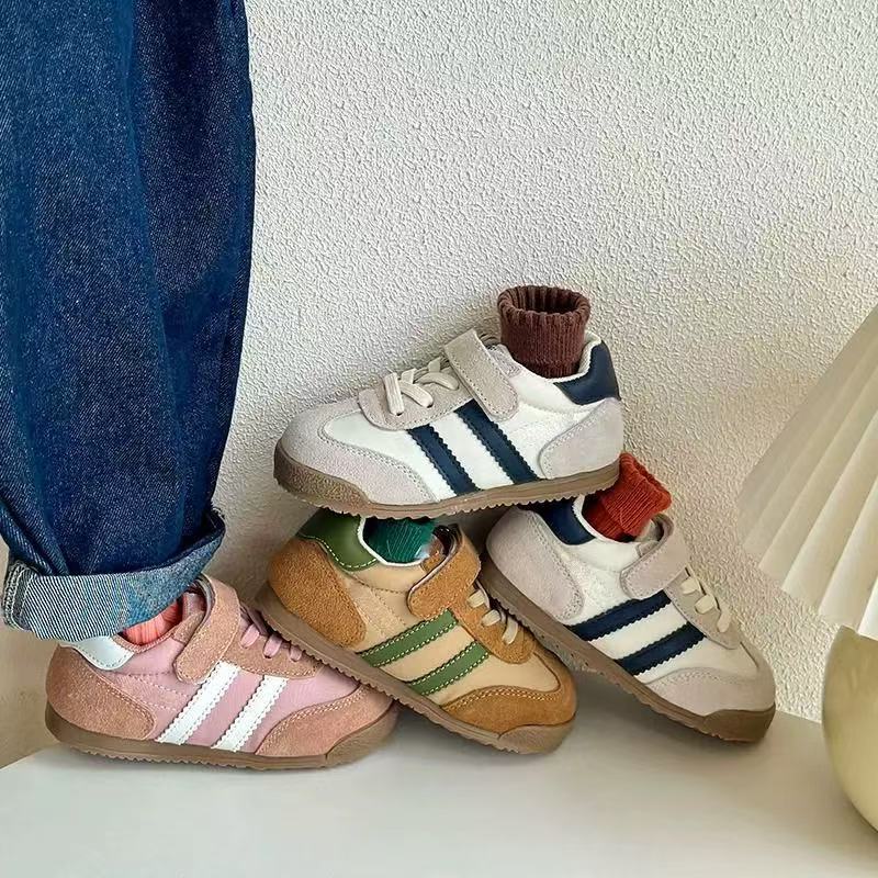 韩版儿童运动鞋女2025春秋女童鞋子轻便透气男童德训鞋宝宝童鞋潮