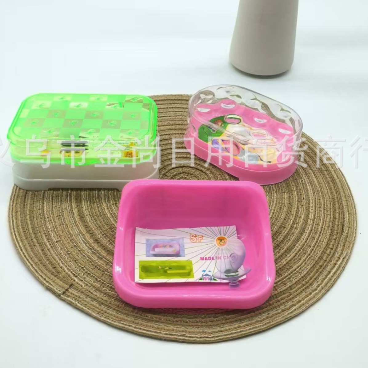 New cross-border plastic tape cover soap rack, creative soap box, soap box, soap tray, draining water, soap storage rack details Picture