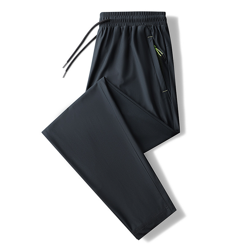 Verano 2022 nuevos pantalones casuales para hombres hielo seda transpirable suelto ligero elástico rápido seco nueve tallas pantalones para hombres tallas grandes Application Scenario