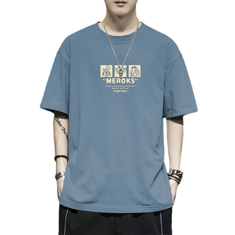 New 2022 Men's Fashion casual Youth jeans, Korean-style small feet men's solid color men's pants, trendy men Item Picture