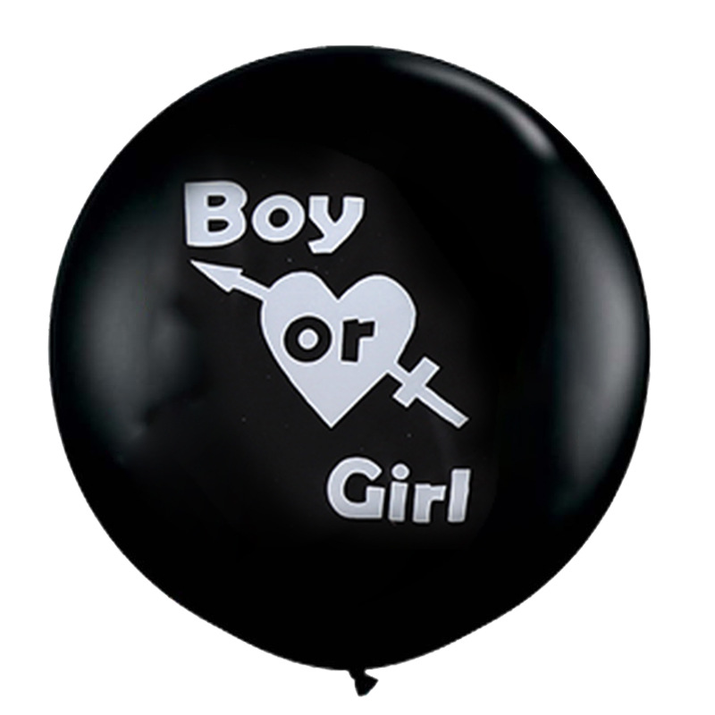 No. 80 print gender reveal Balloon set boy or girl Baby Boy/girl Amazon card set arrangement Item Picture