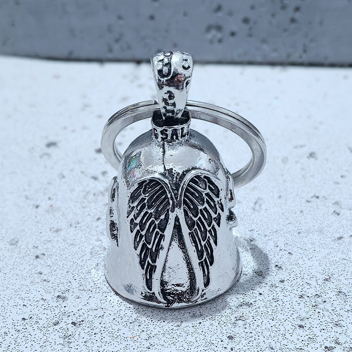 Wholesale of popular Virgin Mary bell keychains and retro punk keychain accessories on AliExpress Foreign Trade Application Scenario