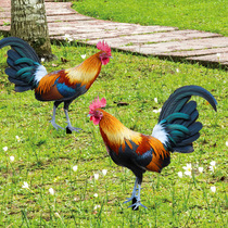 Amazon Mother's Day Rooster Acrylic Outdoor Yard Yard Art Garden decoration placards
