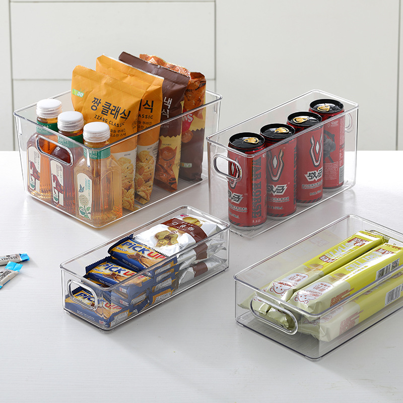 冰箱收纳盒 套装透明PET食品级整理储物盒外贸亚马逊跨境专供组合详情图4