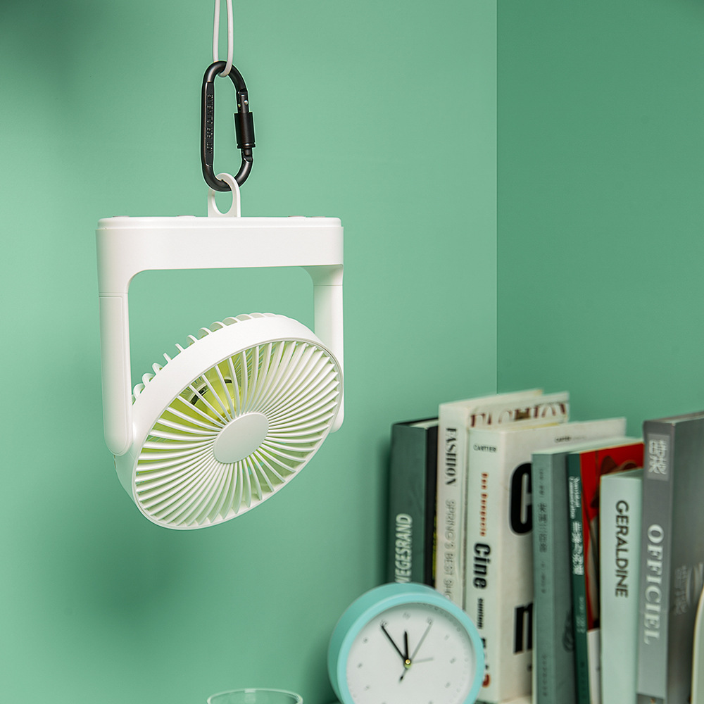 The 2023 new portable high-volume silent charging wall-mounted desktop fan is in stock on domestic and international e-commerce platforms Specification image