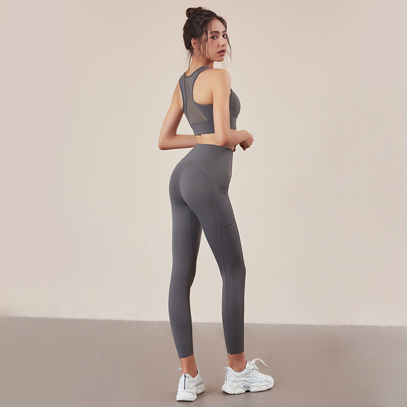 运动跑步紧身套装女产品图