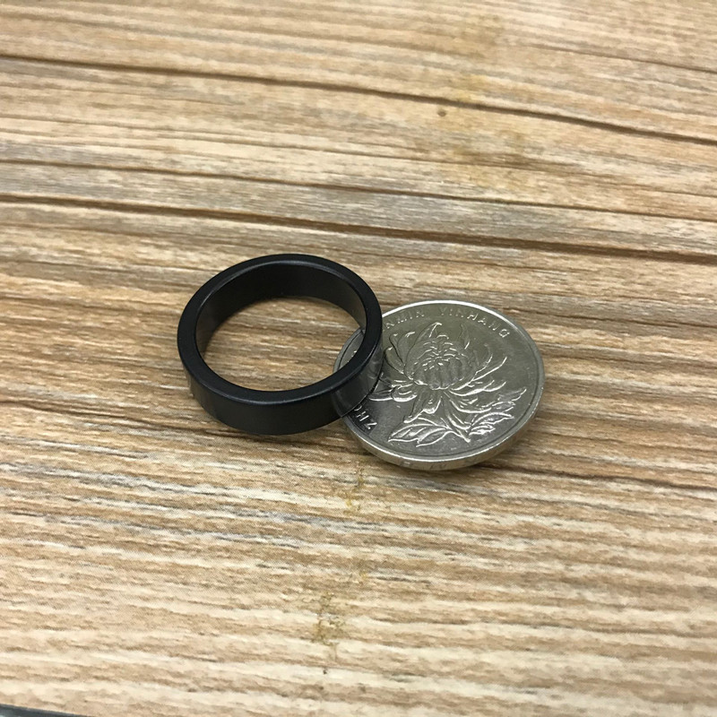 电镀环氧魔术磁铁戒指 黑色戒指磁钢 内孔19毫米魔术戒指圆环强磁