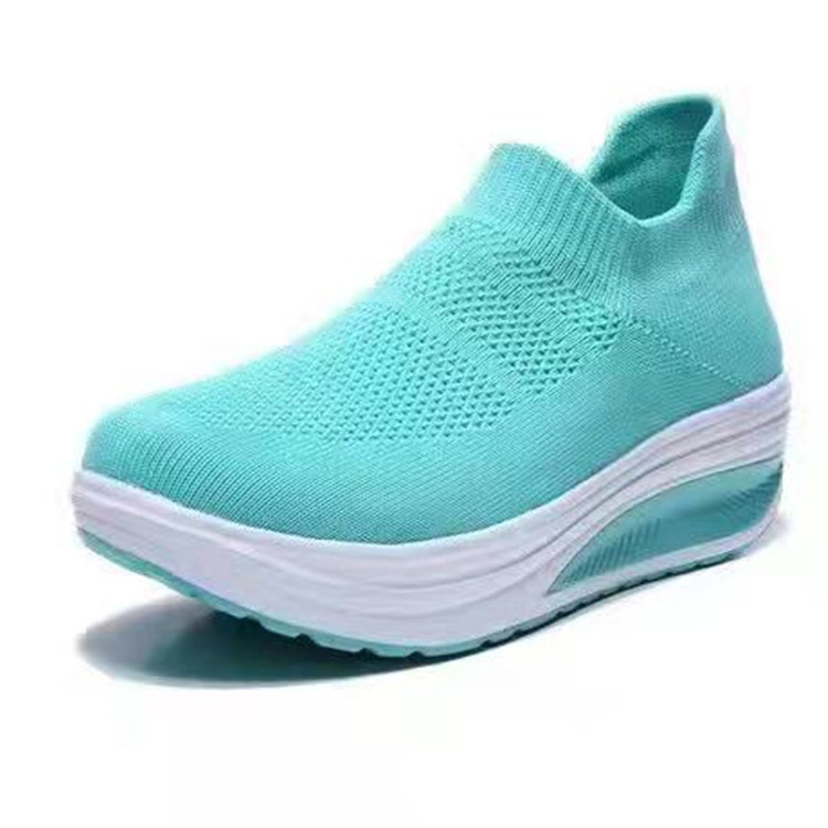 Manufacturers For 2023 Spring And Summer New Japanese Super Light Sole Flying Fabric Breathable 43 Large Size Thick Sole Comfortable Single Shoe Tide Item Picture