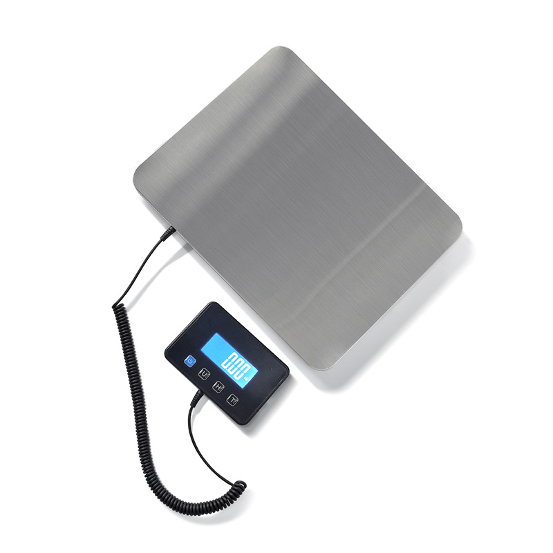 Cross-border 200-kilogram LED portable stainless steel logistics electronic scale, split parcel scale, small express package scale Item Picture
