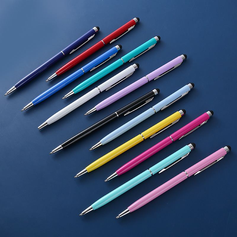The manufacturer produces metal touch pens, capacitive ballpoint pens, multi-color ballpoint pens, and advertising gift pens details Picture