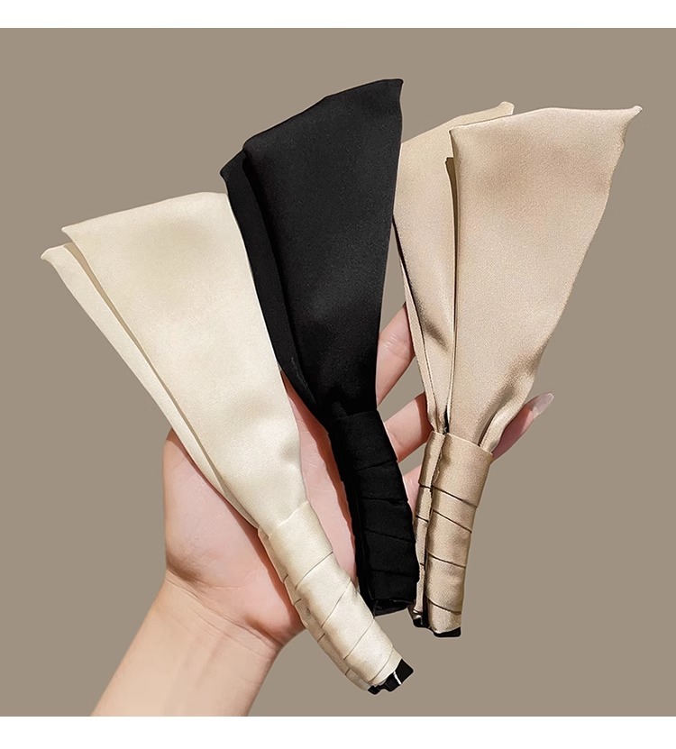 韩版高级感缎面气质兔耳朵香蕉夹竖夹2025新款高档后脑勺抓夹发夹详情22