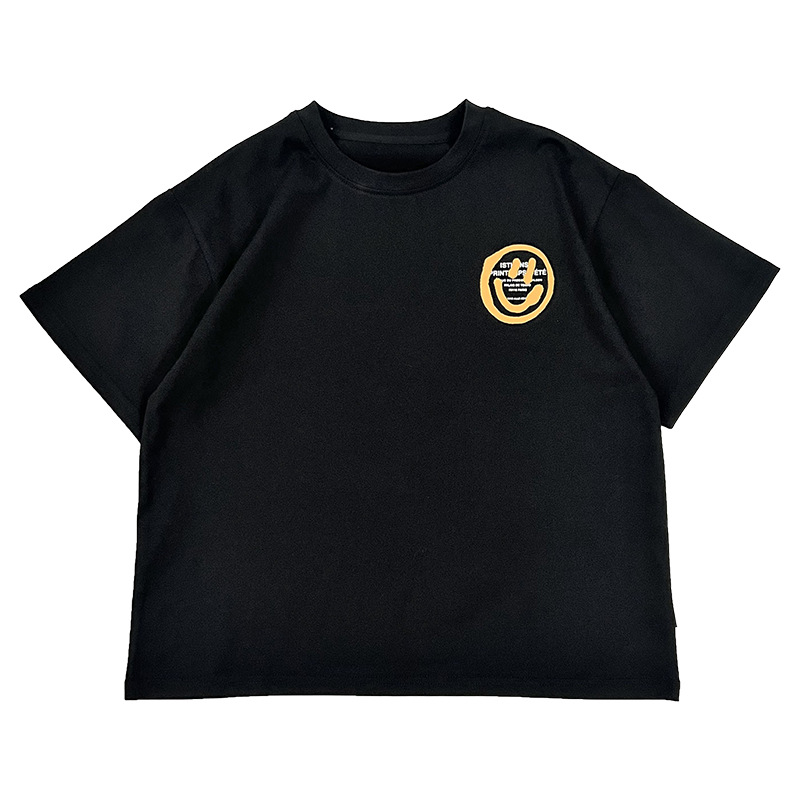 Summer 2024 new children's Korean style loose short-sleeved boy T-shirt, cool and cute cartoon print half-sleeved Item Picture