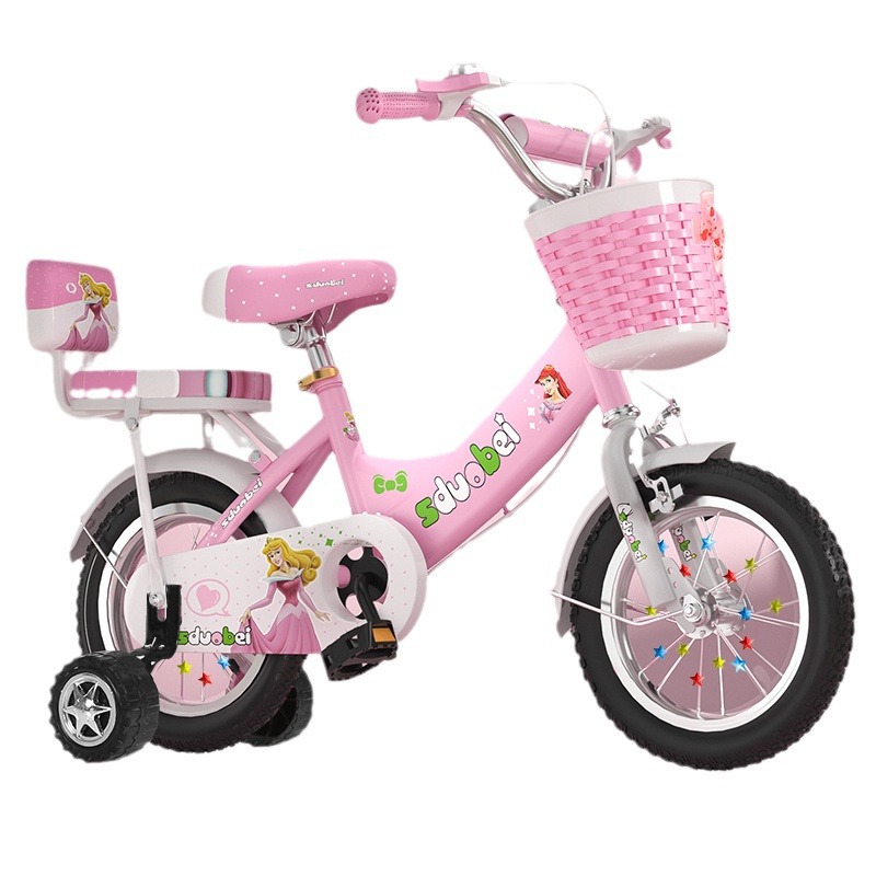 New children's bicycle 3 years old 4 years old 5 years old 6 years old boy girl stroller 12 "14" 16 "18" foot North Qin Specification drawing