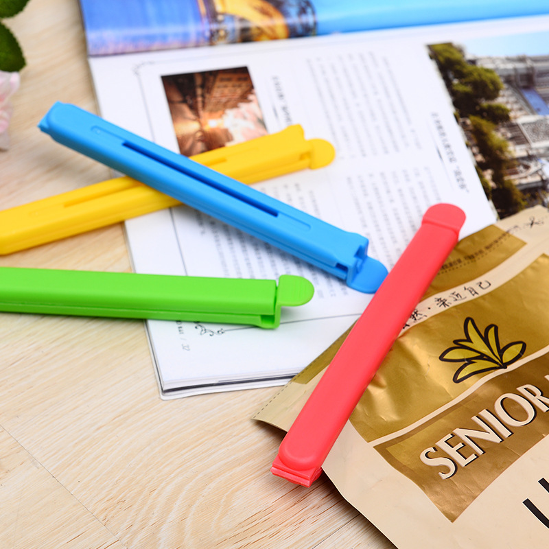 16CM thickened sealing clip, powerful sealing clip, food sealing clip, bag clip, snack clip, printable tea clip Application Scenario