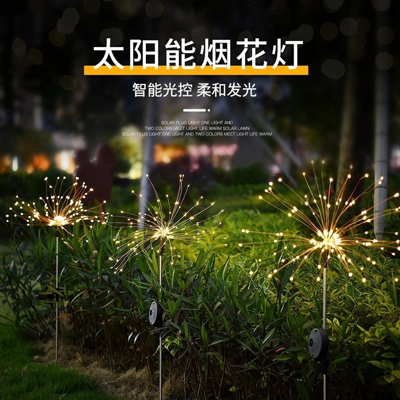 跨境LED灯/太阳能铜线灯/插烟花灯产品图