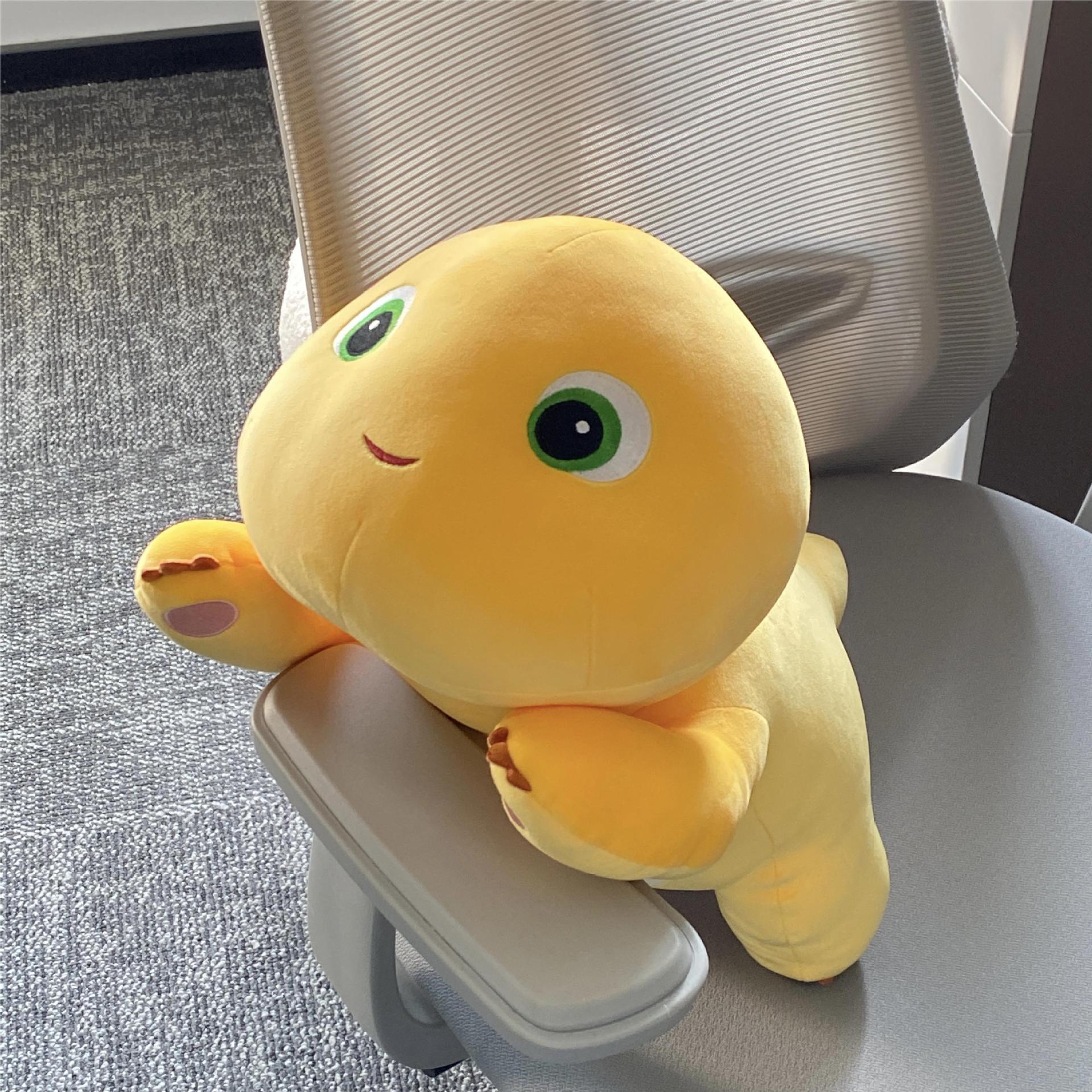"Duoai Genuine crouching milk Dragon plush toy, soothing doll, cartoon cute doll, bed pressing doll, girls' gift. Application Scenario