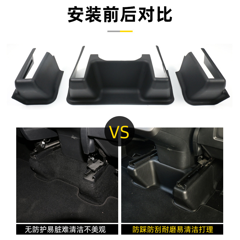 Applicable Tesla Modely Threshold Bar Seat Foot Guard Rear Corner Guard Anti-Kick Tesla Interior Modification Accessories details Picture