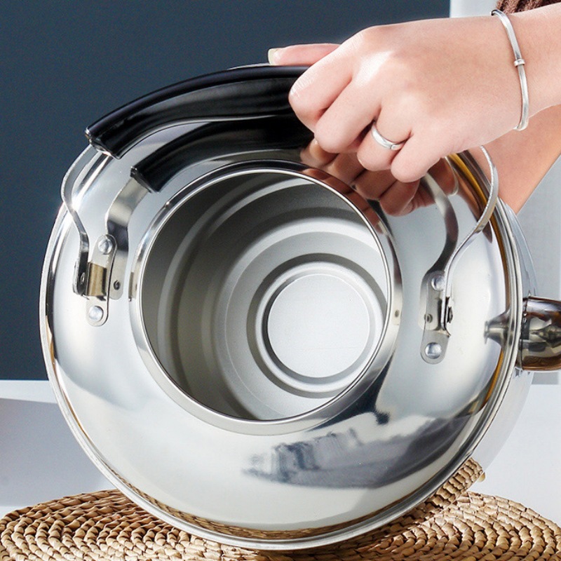 304 Stainless Steel Kettle Singing Whistle Gas Household Induction Cooker Large Capacity Zhongbao Hot Water Kettle Manufacturers details Picture