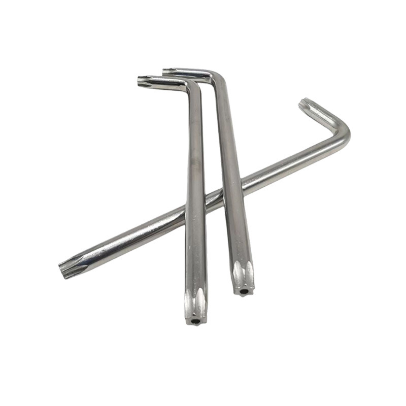 Factory direct supply of T6-T50 hexagon socket wrench, metric chromium-vanadium steel CRV dual-purpose double-head cross star type - 5