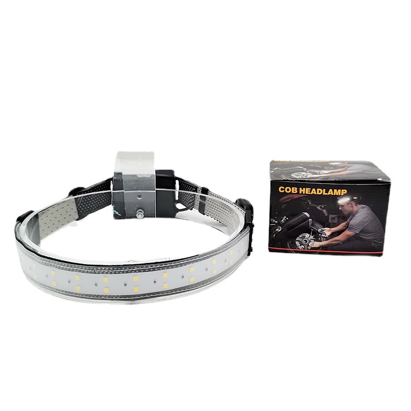 COB Strong headlight mini head-mounted running headlight charging night running floodlight supply Item Picture
