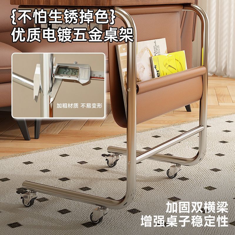 The side table is a simple and modern home table for bedrooms, living rooms, offices, notebooks, and bedside tables. It is a movable small table Application Scenario