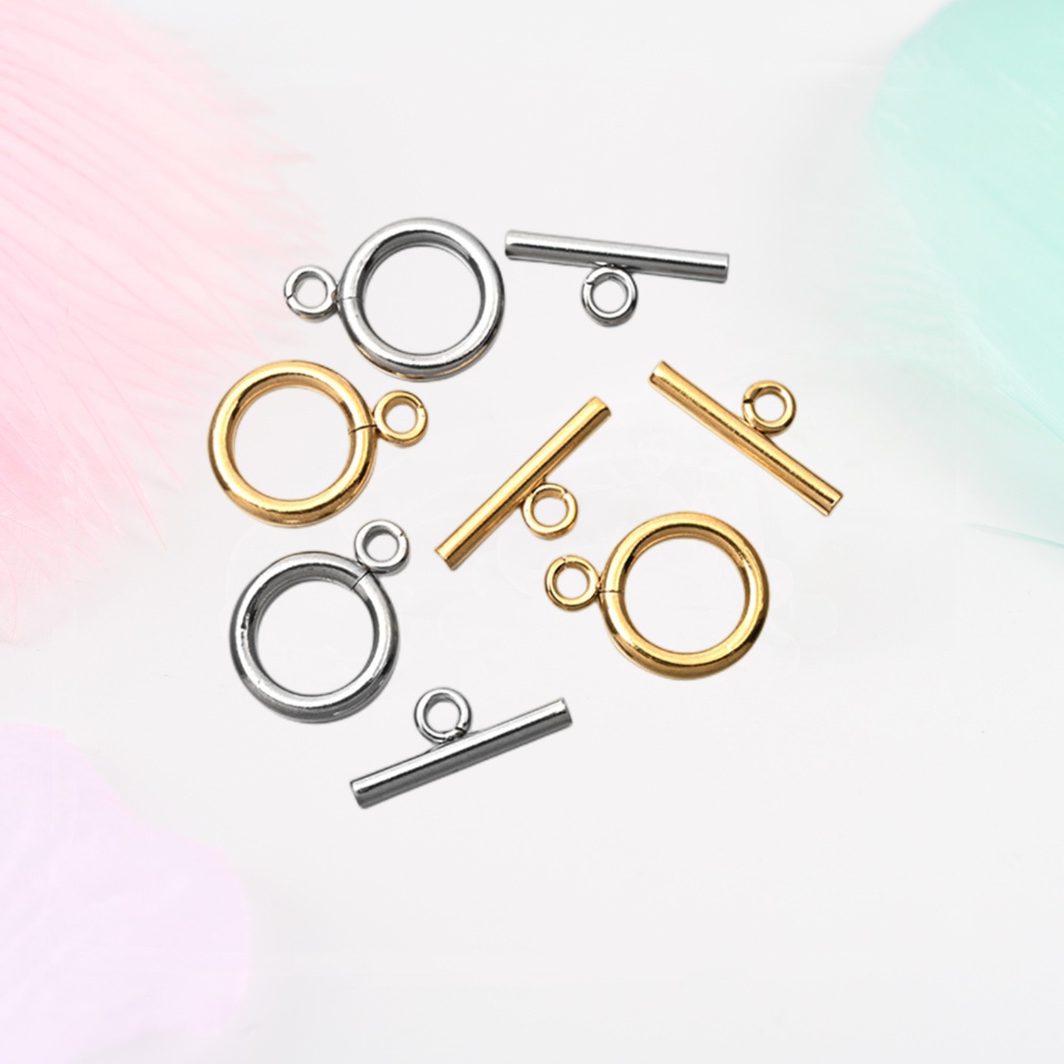 不锈钢收尾OT扣饰品配件手工材料项链手链diy饰品扣饰品配件批发