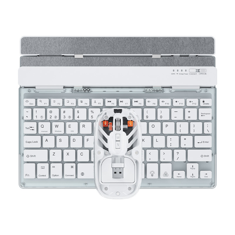 键盘/kb108/Keyboard/键帽/蓝牙键盘ipad白底实物图