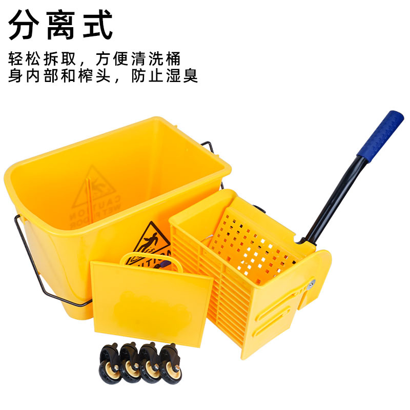 Squeezer Mop Bucket Squeezer Mop Bucket Commercial Household Mop Bucket Water Press To Clean The Mop Tussah Head Application Scenario