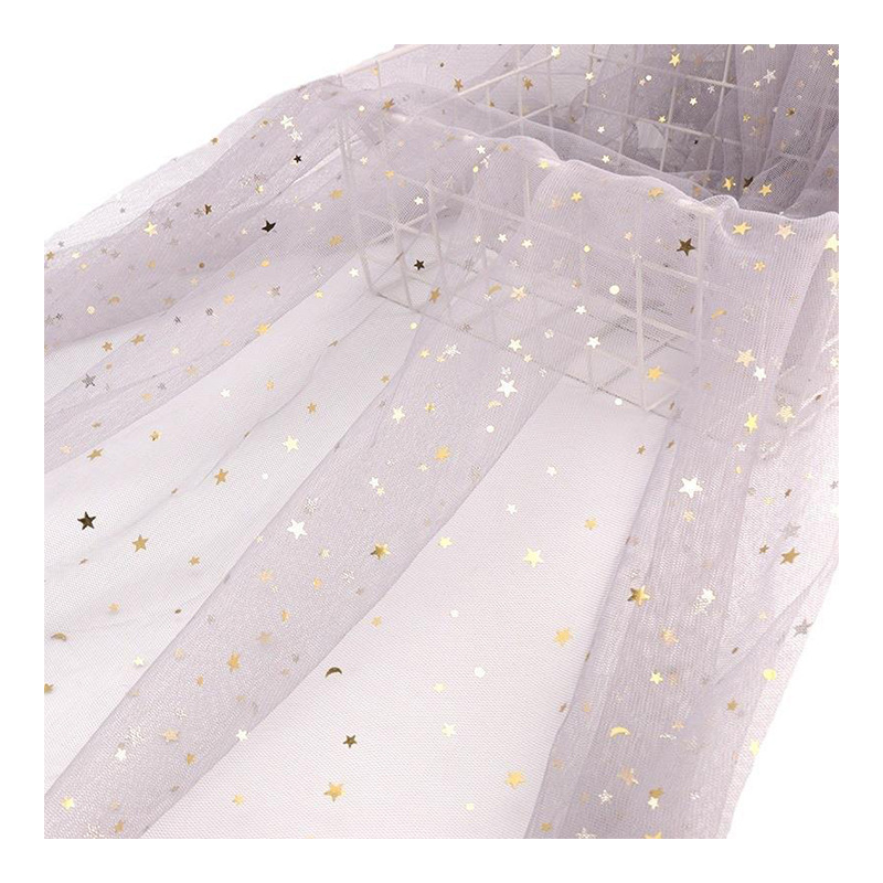 We can provide services for cutting gold sequins, star gauze, star and moon gauze, gauze, stage decoration, gift boxes, and flower packaging fabrics Item Picture