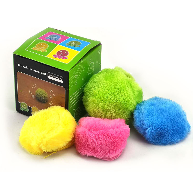 宠物玩具Mocoro毛球君扫地机器人自动吸尘器毛绒电动宠物球玩具