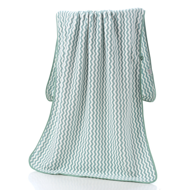 【LOVELY HOME】【 Hold Jia 】 Large bath towel manufacturers wholesale warp knitted coral velvet cationic soft absorbent men and women couples beach towel embroidery logo Specification drawing