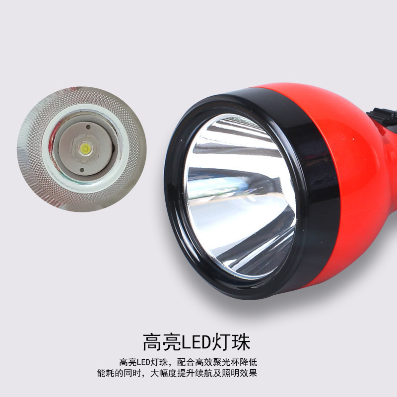 Free Delivery Duration Dp9129 3W High-Power Rechargeable Handheld Flashlight Portable Long-Range Shooting Power 1200 Ma details Picture