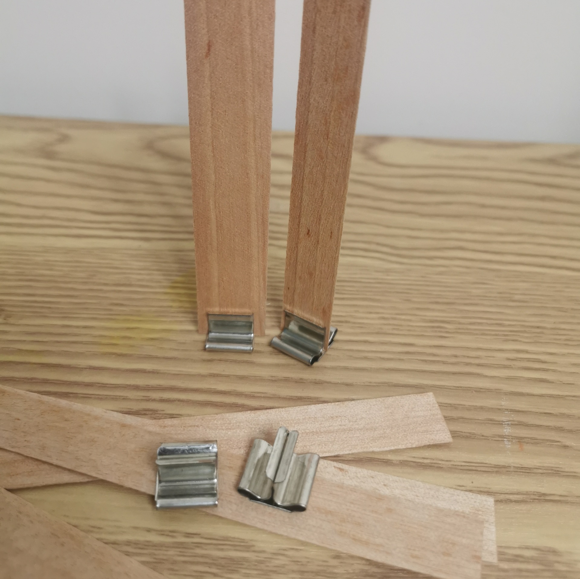 Wooden chip candle wick, scented candle, wooden chip candle wick, scented candle wick, DIY wooden candle wick, thin sheet wooden candle wick Specification image