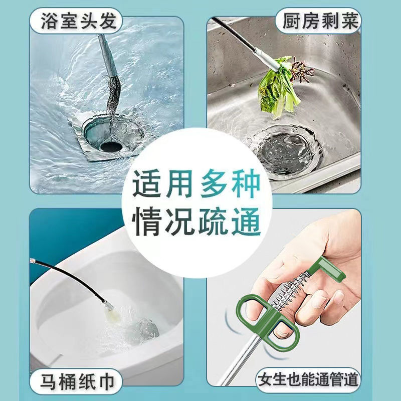 管/道/疏/通/器/家/用/厨/房/厕/所/下/水/专/工/具/地/漏/堵/塞/清/洁/多/功/能细节图