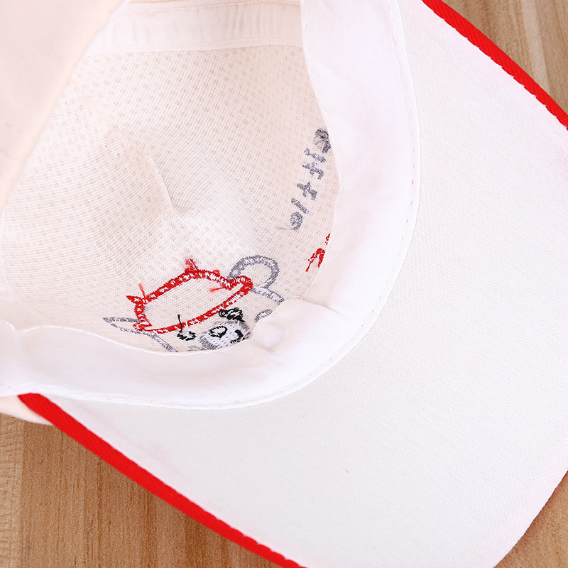 New Children's Cap New Men And Women Cute Baseball Cap Shade Color Matching Japanese Wide Eaves Trend Cap Specification drawing