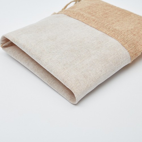 Shenzhen factory produces drawstring drawstring bags, antique imitation jute bags, silk-screened jute bags, and custom-made coarse jute bags in their original colors Item Picture