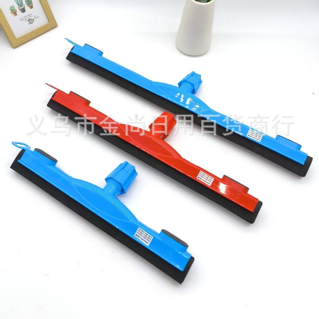Plastic and rubber floor scraper, bathroom water scraper, water pusher, glass scraper, foam scraper strip, floor scraper head, glass scraper for household use Specification image