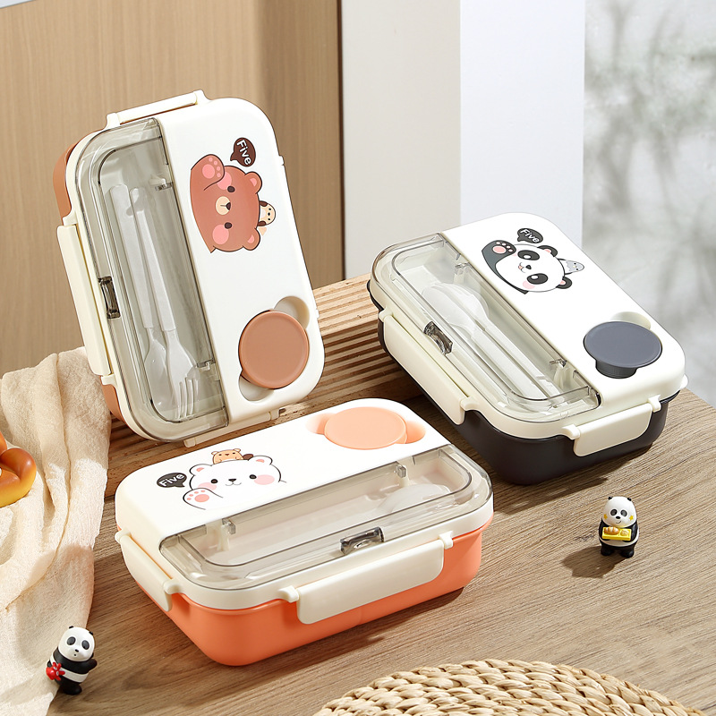 304 stainless steel lunch box Adult Student lunch box Amazon cross-border bento box