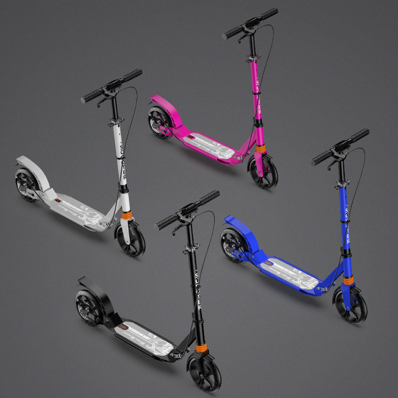 成人滑板车儿童青少年两大轮折叠scooter双减震碟刹CAMOKAT
