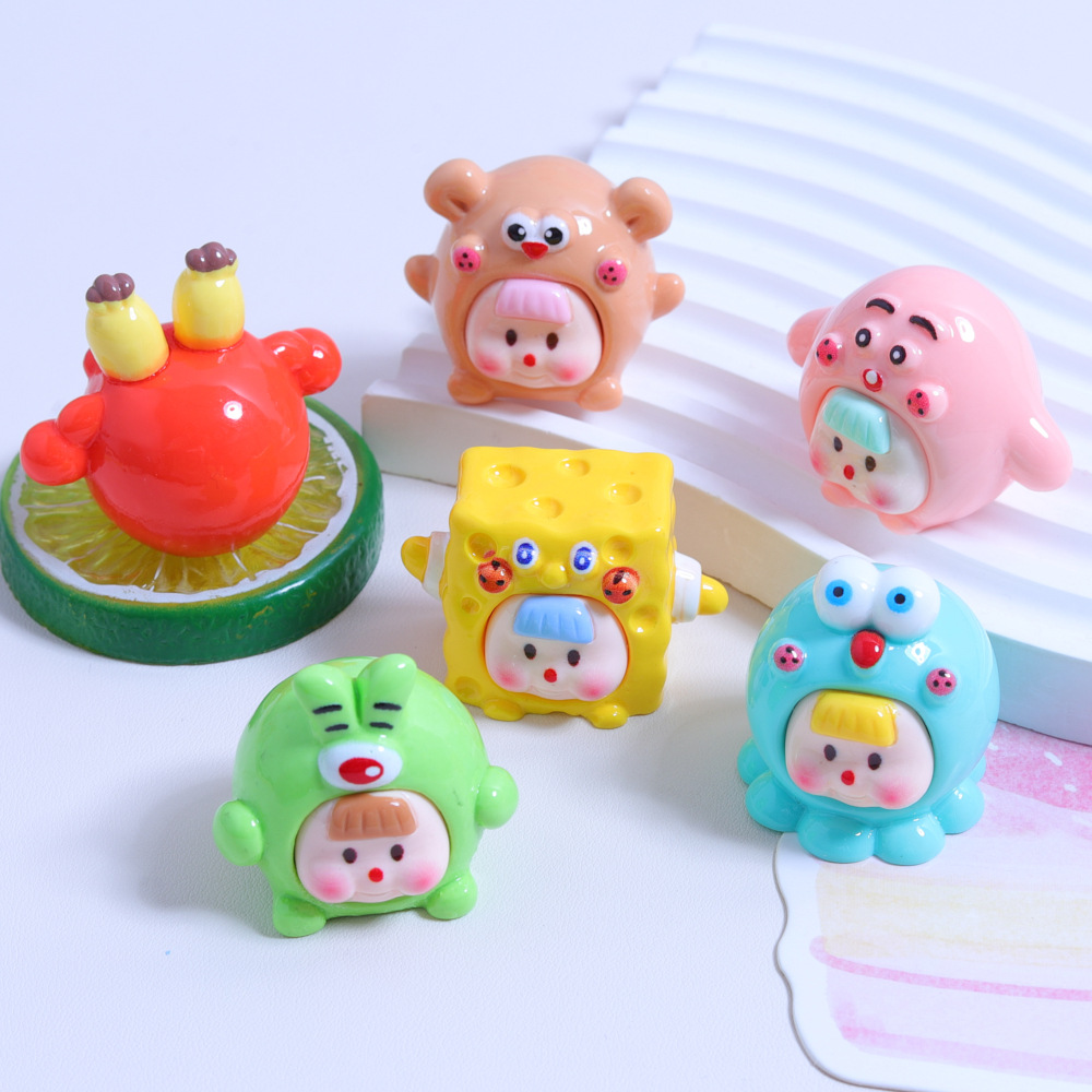 立体海洋妹d/diy饰品/树脂配件产品图