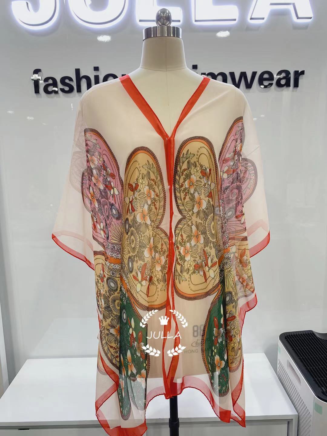 Beach Clothes Foreign Trade Bohemia Vintage Printed Pearl Buckle Towel Hundreds Of Prints To Choose From Specification drawing