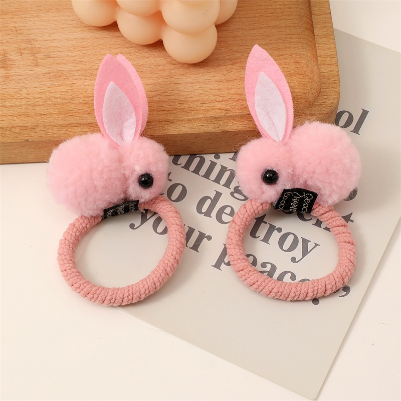 2022 New Children's Cute Rabbit Children Gift 7-Piece Gift Box Set Cute Hair Rope Hairpin Headband Set details Picture