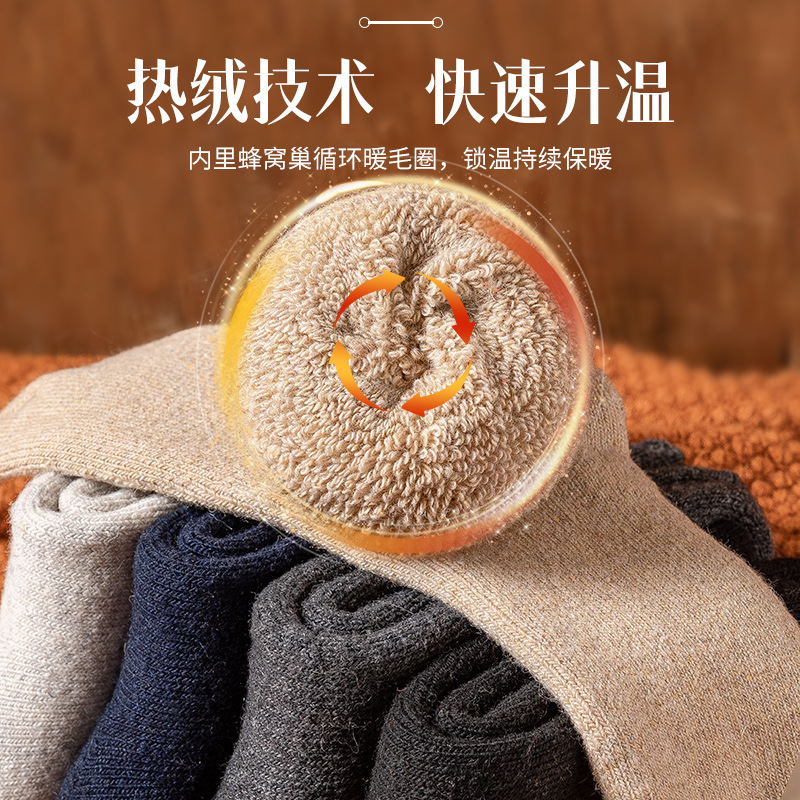 冬季超厚羊毛/男士保暖羊毛/加厚加绒毛巾产品图