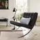 巴塞罗那椅设计师复古真皮现代简约Barcelona客厅单人休闲沙发椅图