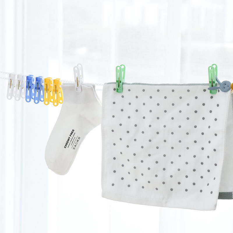 Plastic clip small clip strong clip outdoor windproof household clothespin multi-functional clip fixed drying socks Specification drawing