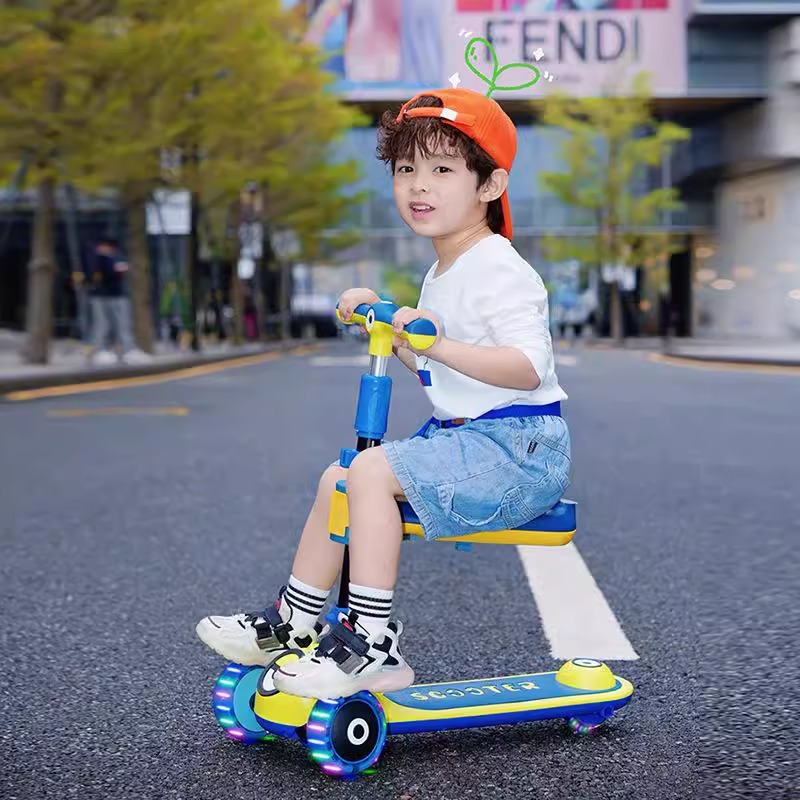 儿童滑板车实物图