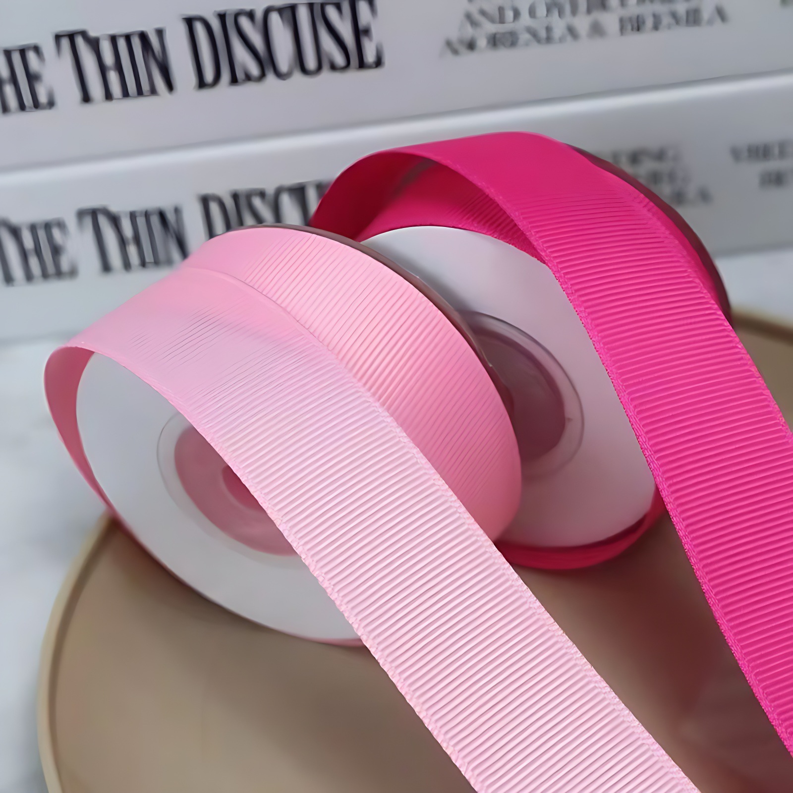 Ribbed Ribbon Ribbon Ribbon Ribbon Ribbon Gift Box Printing Hot Stamping Logo Stock Manufacturers Direct Sales Specification drawing